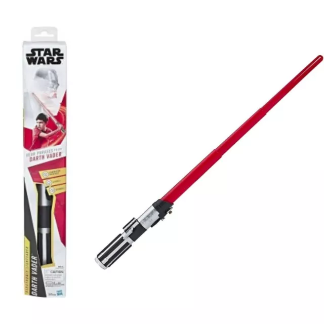 Hasbro Star Wars Spada Laser interattiva con luci suoni e frasi Darth Vader ES