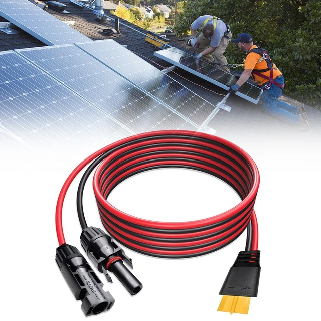 Cable solar enchufe negro cable enchufe XT60 300 cm extensión de carga