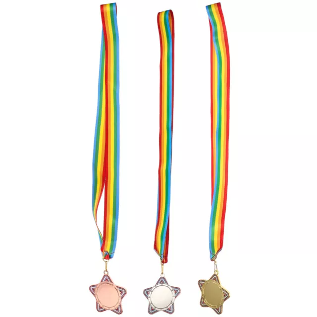 3 Pcs Kinder Medaille Legierung Medaillen Aus Metall Parteimedaillen 3