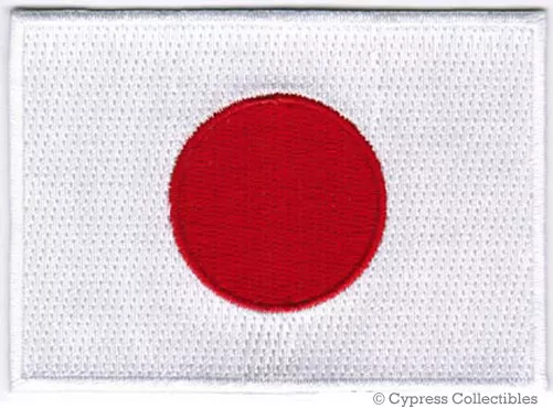 JAPAN FLAG PATCH embroidered iron-on JAPANESE EMBLEM applique Nippon-koku TOKYO