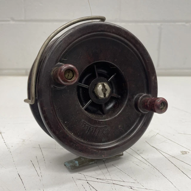 Moulinet De Pêche Ancien Alpha – Bakélite, Vintage, Australie, ASIS
