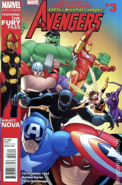 Avengers Earth's Mightiest Heroes #3 VG 2012 Stock Image Low Grade