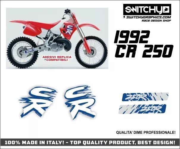 Kit adesivi compatibile Honda CR 250 R 1992 replica grafiche dekore graphics