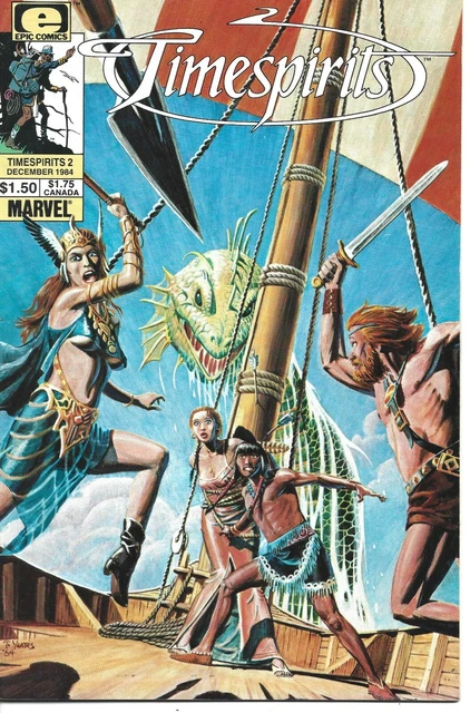 Timespirits #2 Marvel/Epic Comics 1984 Bagged And Boarded