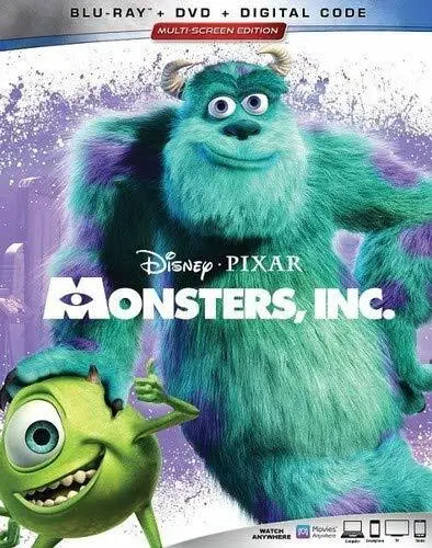 Disney Pixar Monsters Inc Blu Ray Dvd 2019 Bd Reissue Factory