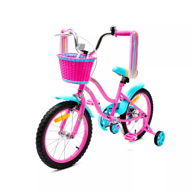 Barbie Malibu Bike Kids Bike Bicycle 40cm (4-7 years) Removable Training Wheel