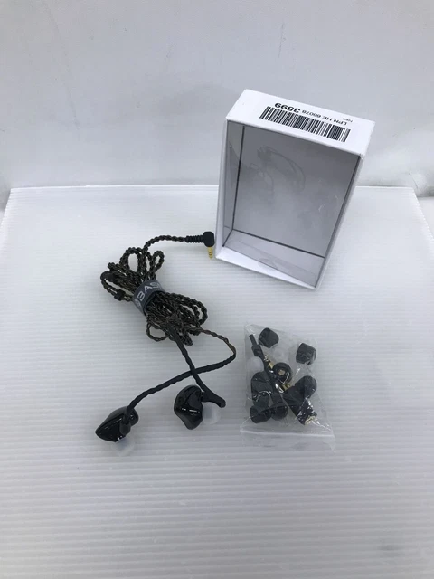 BASN Écouteurs intra-auriculaires à double pilote avec câble MMCX amovible ( avec micro, marron