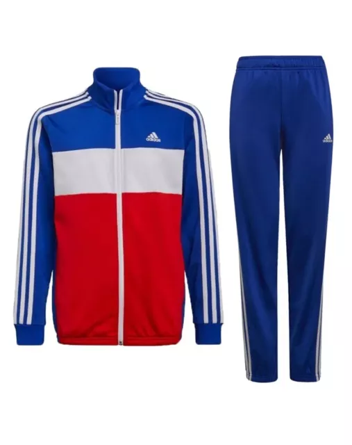 Adidas Bambini Ragazzi Tuta Completa SPORTS Giacca Calcio Pantaloni GS0185