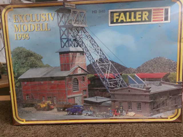 Faller 940 Spur H0 Bausatz Exclusiv Modell 1998 Kohlemine Hildegard ungebaut OVP