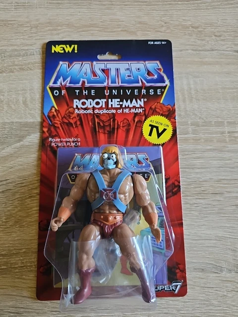 super 7 Motu robot he man in arms, Hobbies & Toys, Toys & Games on