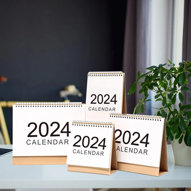 DESK CALENDAR 20232024, Monthly Desktop Calendar, Standing Flip