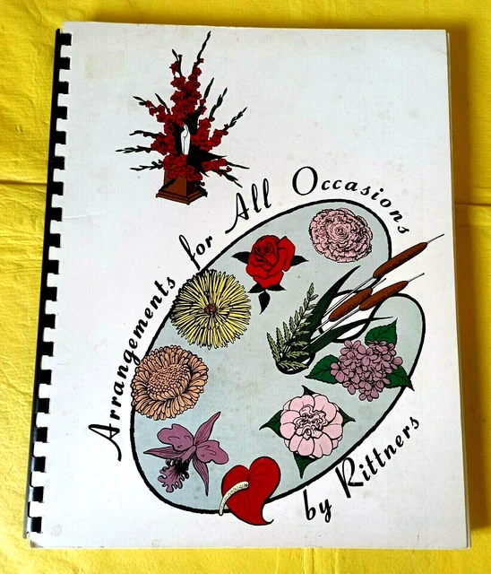 ARREGLOS DE COLECCIÓN PARA TODAS LAS OCASIONES LIBRO ESPIRAL Rittners Flores DISEÑO FLORISTA