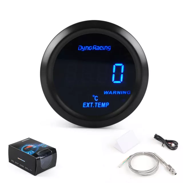 Universal 2'' 52mm Digital LED Exhaust Gas Temp Gauge EGT EXT Gauge Car Meter