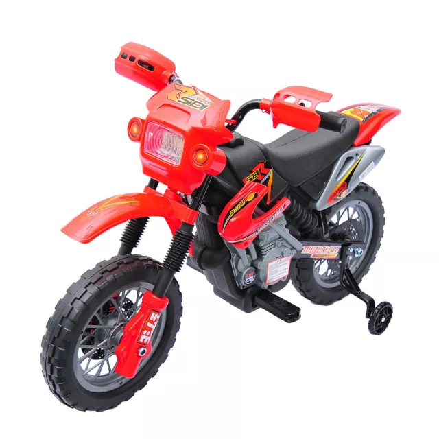 6V Kid Electric Ride On Motorcycle Powered Dirt Bike Battery Scooter For 3-6 Yea