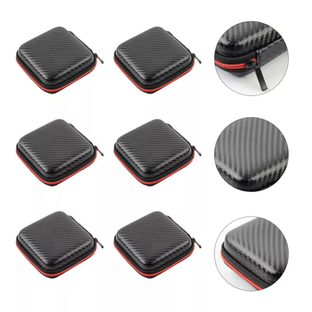 6 Pcs Electronic Organizer Case Headphone Storage Bag Outdoor