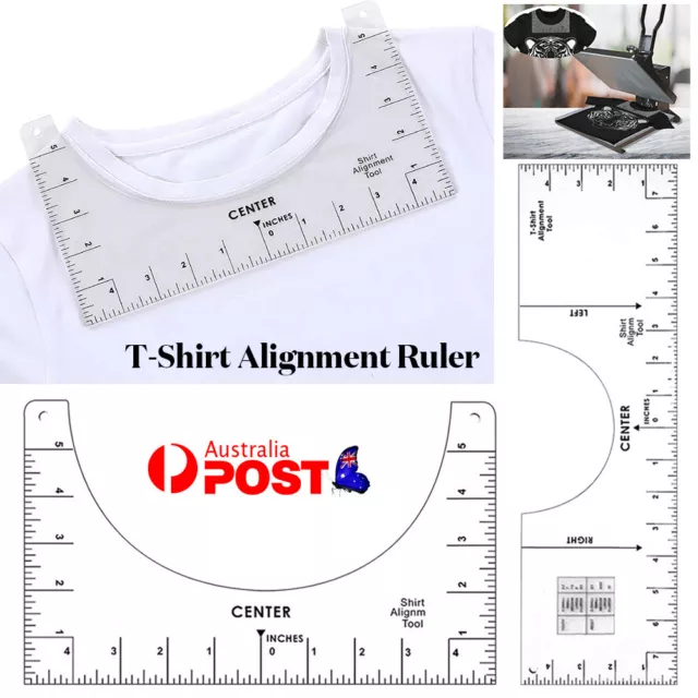 9pcs T Shirt Ruler Guide For Vinyl Alignment, T Shirt Ruler For Heat Press,  T Shirt Rulers To Center Vinyl
