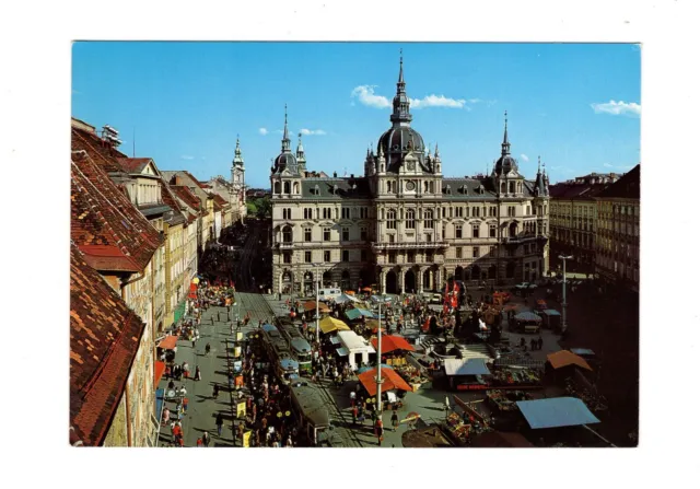 AK Ansichtskarte Graz / Hauptplatz mit Rathaus / Steiermark / Österreich