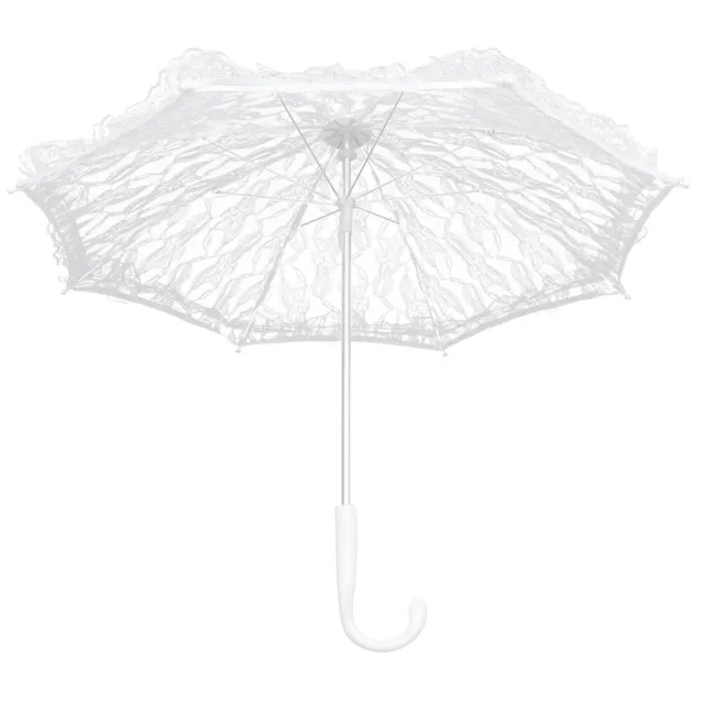 Parapluie en dentelle, accessoire de fête de mariage, de mariée, accessoire de