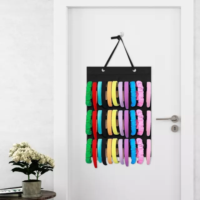 Hanging Headband Storage Organizer Hair Clip Holder for Girl