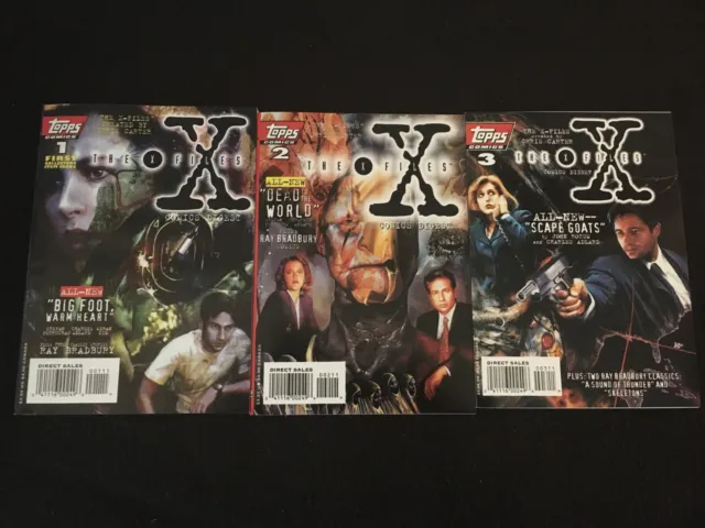 THE X-FILES COMICS DIGEST #1, 2, 3 VFNM Condition