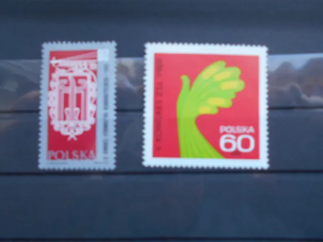 Briefmarken Polen Polska 1969 Mi-Nr. 1906 und 1907 postfrisch
