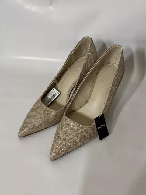 Next sales gold pumps