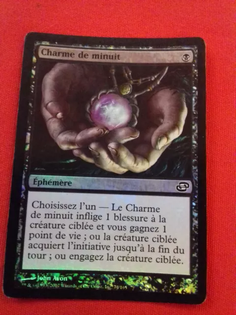 Charm De Minuit Midnight Planar Chaos Ephemer Foil Karte Magic MTG Selten VF