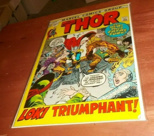 The Mighty Thor # 194 Marvel G/Vg Comic 1971 Loki Triumphant!