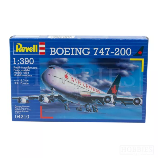 Revell Boeing 747-200 Air Canada 1/390  Scale 04210 Plastic Model Kit Plane