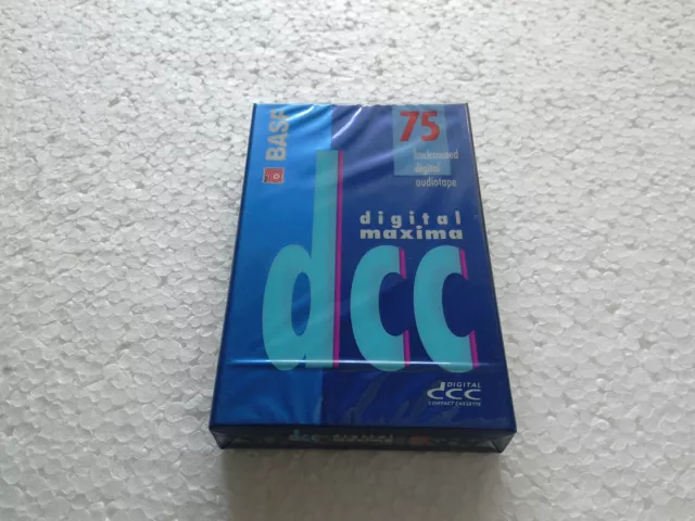 BASF dcc 75 digital maxima Cassette Kassette Tape NEU und OVP