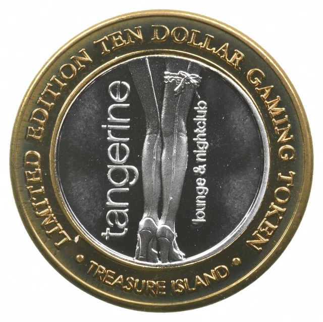 Treasure Island $10 Gaming Casino Token .999 SILVER Strike *764