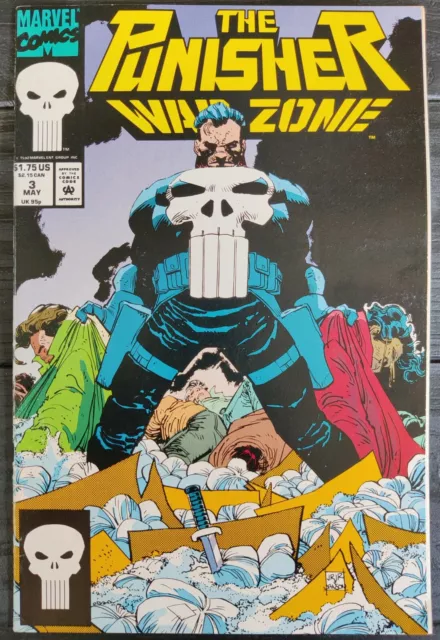 Marvel Comics The Punisher War Zone #3 May 1992 John Romita Jr Vintage Comic