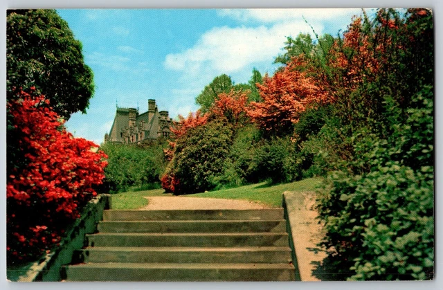 Asheville, North Carolina NC - Biltmore House And Gardens -  Vintage Postcard