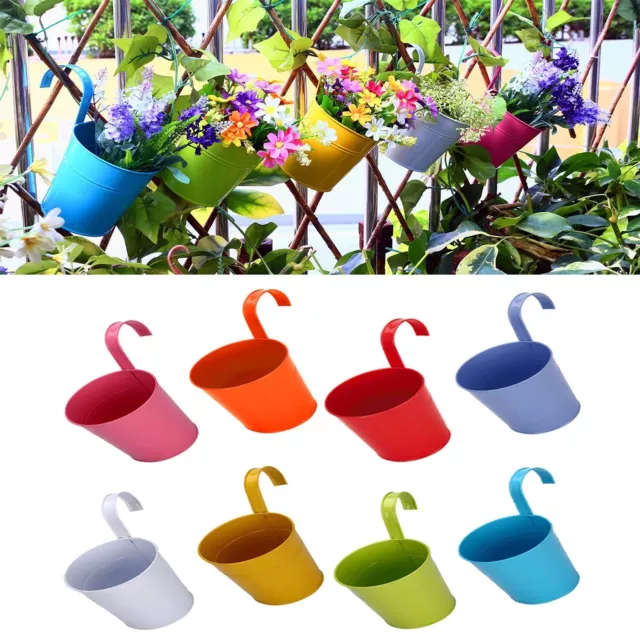 Blumentopf, 8er-Set Blumentopf zum Aufhängen für den Innenbereich, Blumentopf