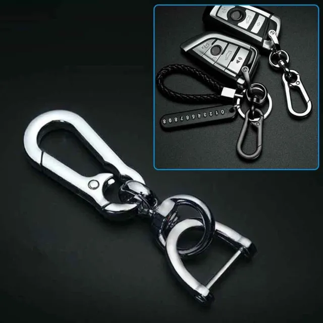 1x Men Creative Zinc Alloy Key Chain Ring Keyfob Car Keyring Keychain Holder