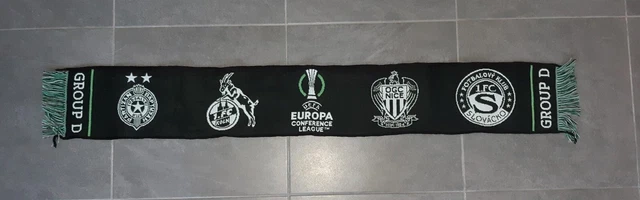 Écharpe Foot OGC Nice / Lazio Rome 2017-2018 Europa League - Neuve