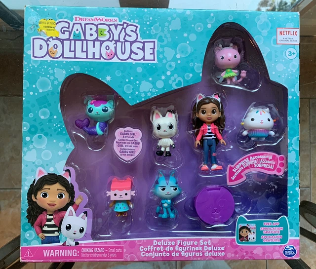 GABBY’S DOLLHOUSE NETFLIX Deluxe Figure Set 7 Figures Plus 1 Surprise ...