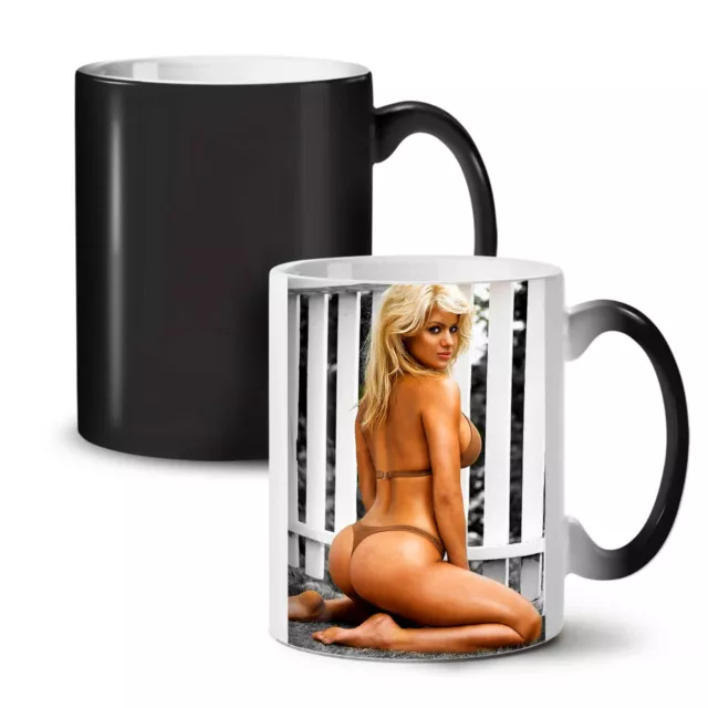 Sexy Bikini Woman NEW Colour Changing Tea Coffee Mug 11 oz | Wellcoda