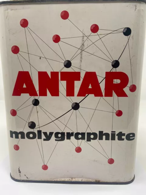 Ancien Bidon Antar Molygraphite 2 Litres