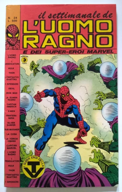 Il settimanale de l'Uomo Ragno e dei Super-Eroi Marvel n. 24 * ed. Corno