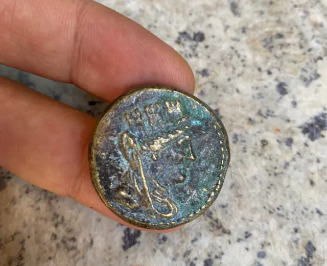 Ancient Greek Silver Coin Tetradrachm Denarius King Worrior Coin