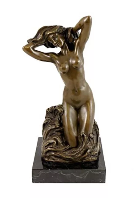 Bronzeakt - die Badende, Baigneuse - 1880 signiert Auguste Rodin