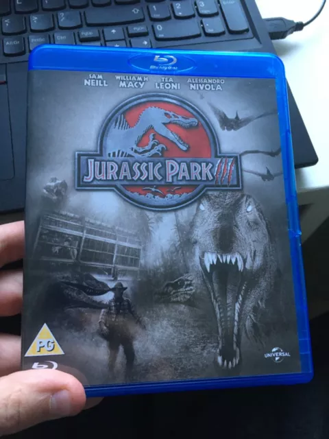 Jurassic Park III (Blu-ray, 2001) SAM NEILL UK RELEASE ARTWORK