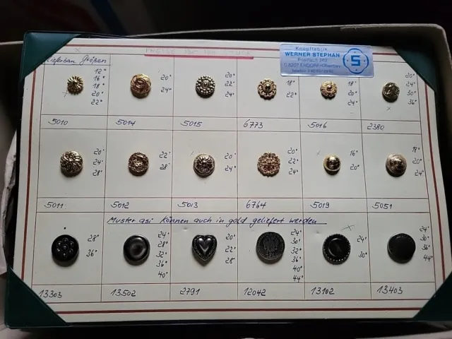 boutons anciens de collection