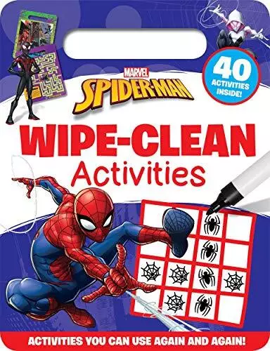 Marvel Spider-Man Wipe Clean Activities by Books, Igloo Book The Cheap Fast Free