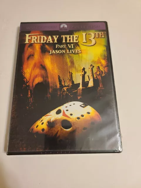 Friday the 13th - Part 6: Jason Lives (DVD, 2001, Sensormatic)  New sealed