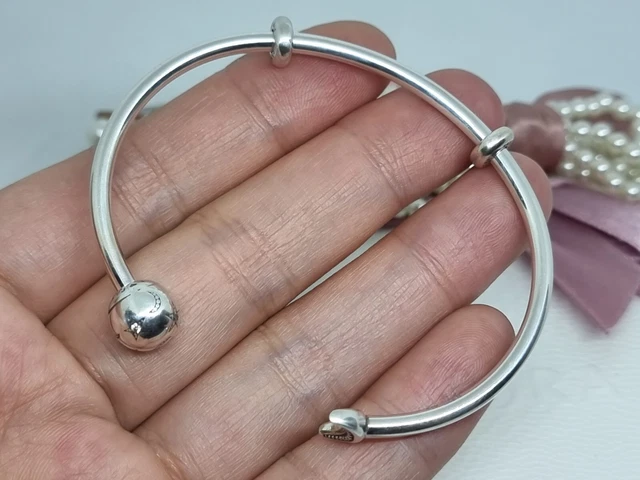 Pandora Open Bangle Moon GENUINE PANDORA MOMENTS Moon Stars Pandora Open Bangle Moon GENUINE PANDORA MOMENTS Moon Stars