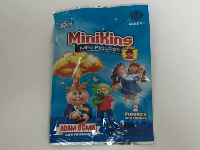 2014 USA Garbage Pail Kids MiniKins SERIES 2 SEALED HOBBY PACK Like Cheap Toys