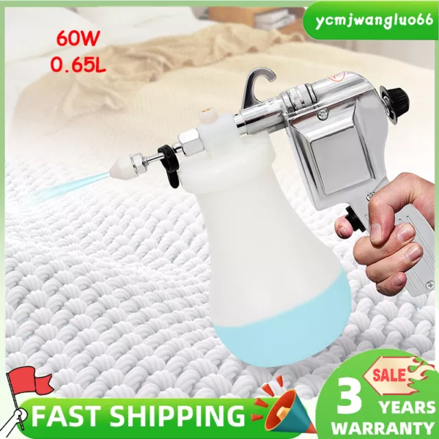 Textile Spot Cleaning Spray Gun Liquid High Pressure Stain Removal Adjustable US