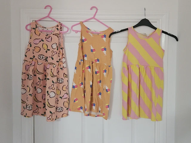 Girls 3 x H&M Dress Bundle Age 6-8 Years
